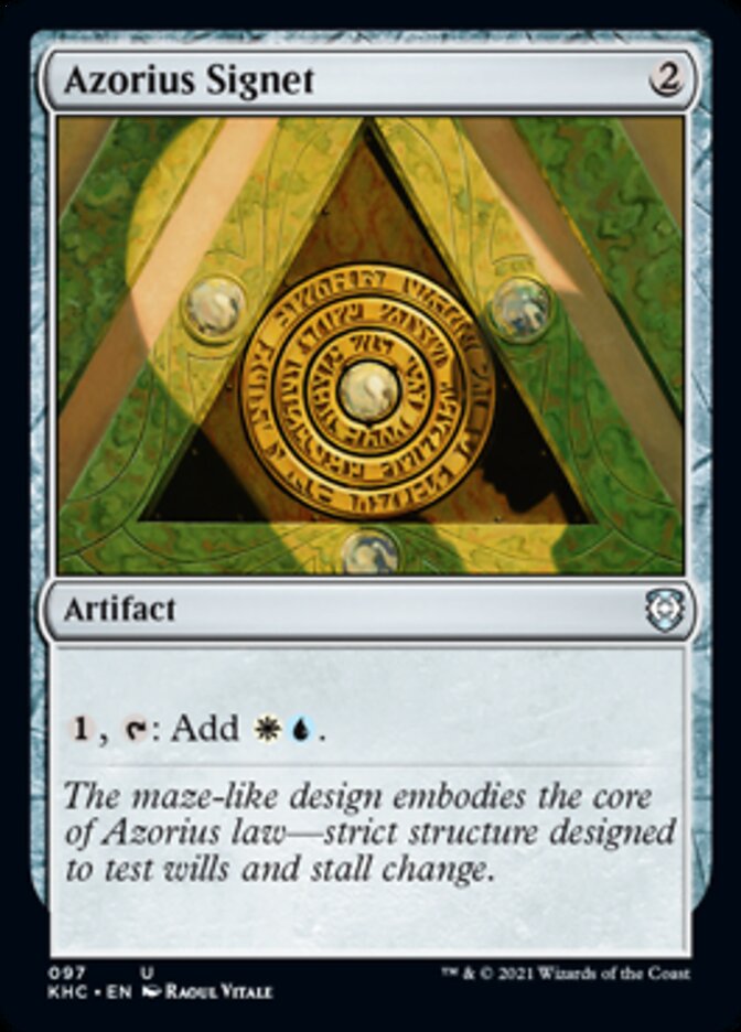 Azorius Signet [Kaldheim Commander] | Chromatic Games