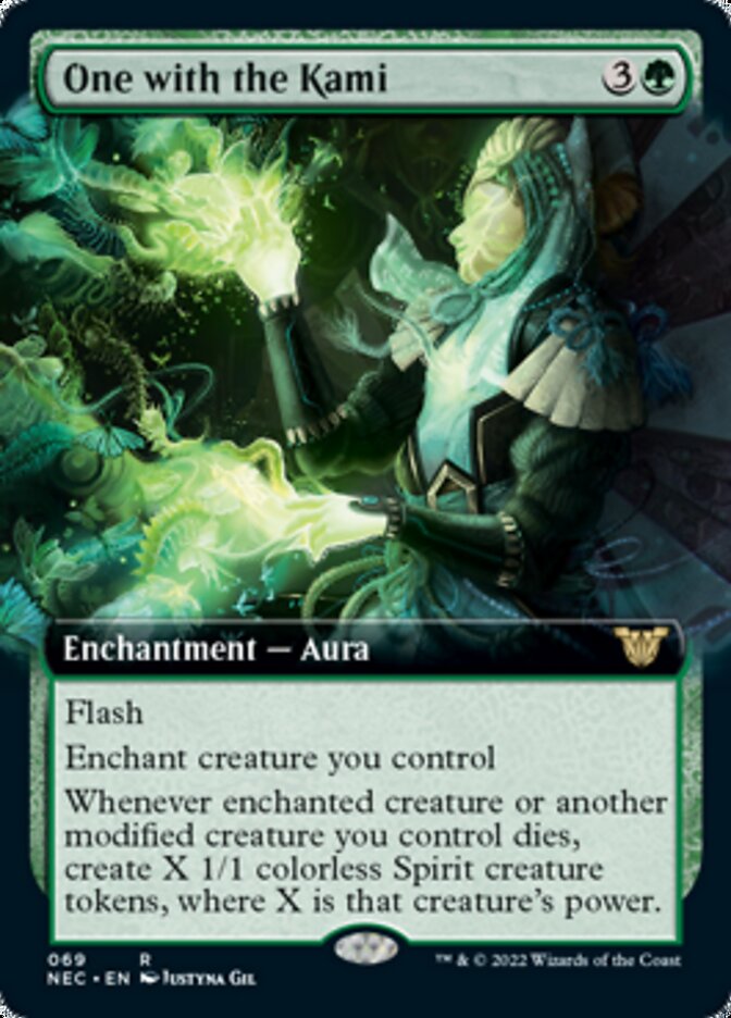 One with the Kami (Extended Art) [Kamigawa: Neon Dynasty Commander] | Chromatic Games