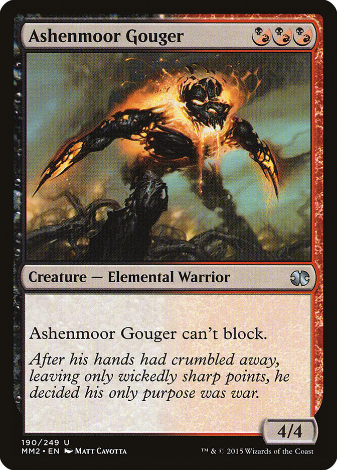 Ashenmoor Gouger [Modern Masters 2015] | Chromatic Games