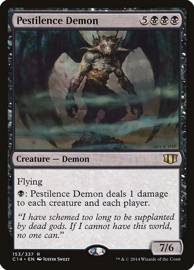 Pestilence Demon [Commander 2014] | Chromatic Games