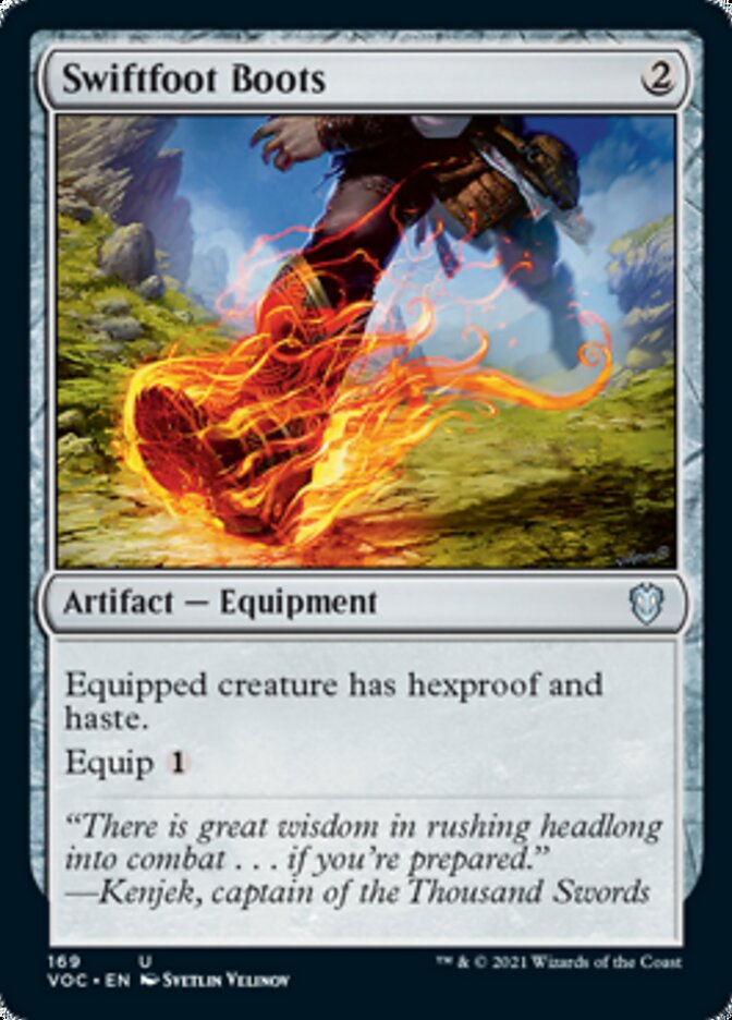 Swiftfoot Boots [Innistrad: Crimson Vow Commander] | Chromatic Games