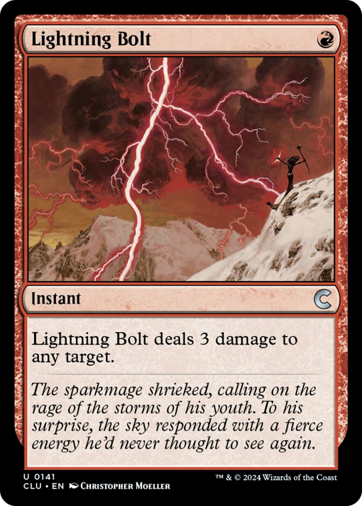 Lightning Bolt [Ravnica: Clue Edition] | Chromatic Games