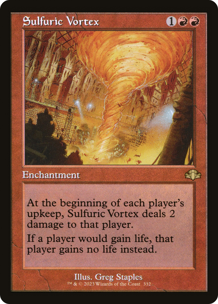 Sulfuric Vortex (Retro) [Dominaria Remastered] | Chromatic Games