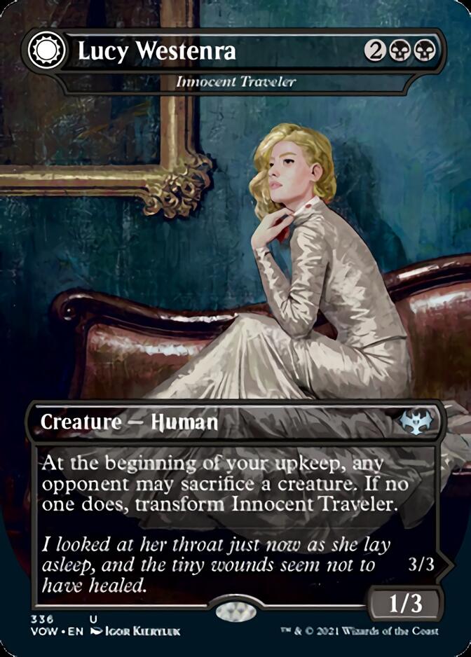 Innocent Traveler // Malicious Invader - Lucy Westenra // Lucy, Arisen Vampire [Innistrad: Crimson Vow] | Chromatic Games