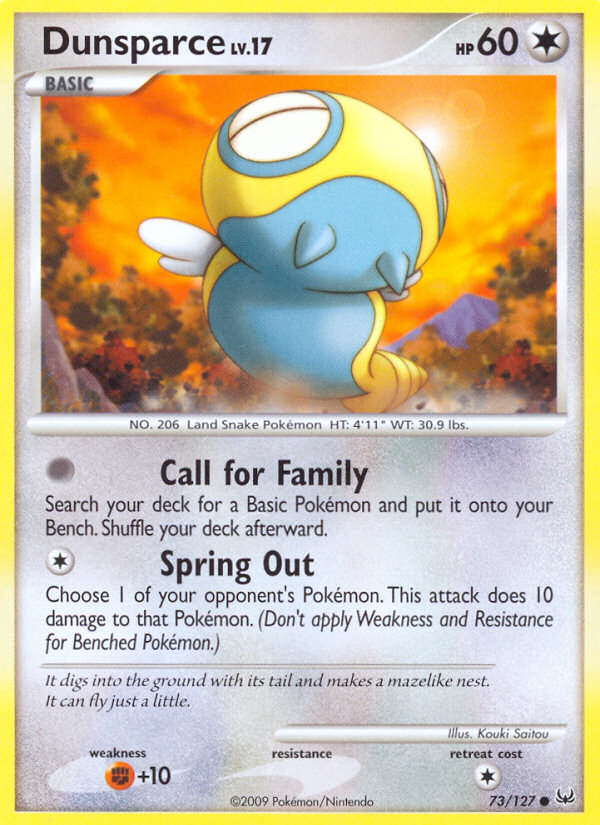 Dunsparce (73/127) [Platinum: Base Set] | Chromatic Games