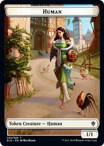 Human // Insect Double-Sided Token [Challenger Decks 2021 Tokens] | Chromatic Games