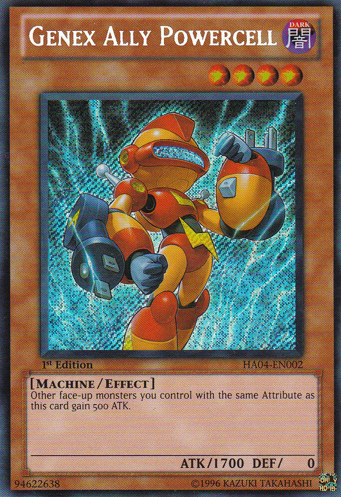 Genex Ally Powercell [HA04-EN002] Secret Rare | Chromatic Games