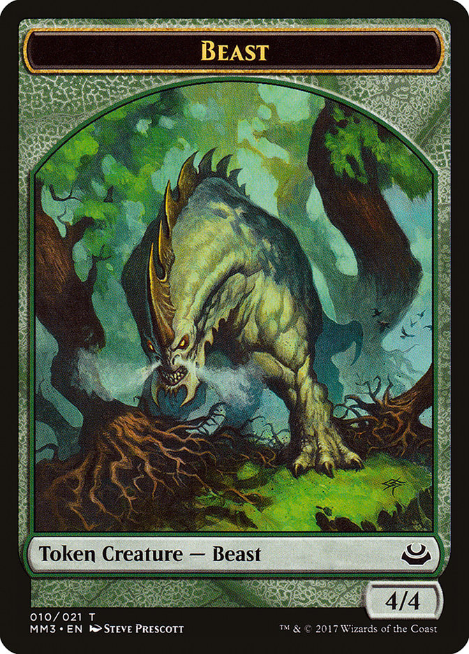 Beast Token (010/021) [Modern Masters 2017 Tokens] | Chromatic Games