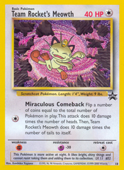 Team Rocket's Meowth (18) [Wizards of the Coast: Black Star Promos] | Chromatic Games