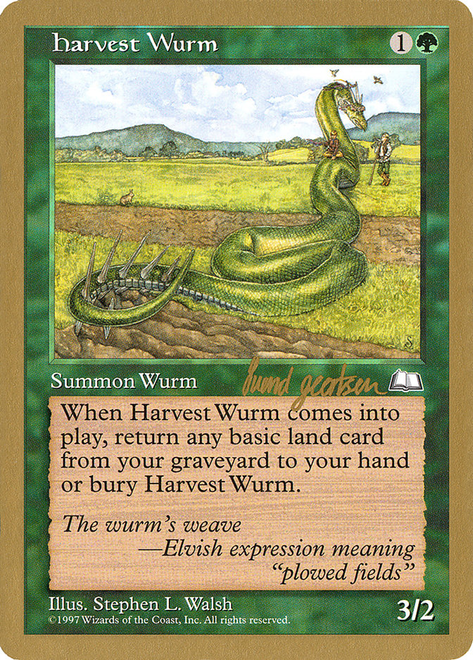 Harvest Wurm (Svend Geertsen) [World Championship Decks 1997] | Chromatic Games