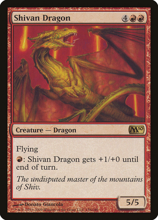 Shivan Dragon [Magic 2010] | Chromatic Games