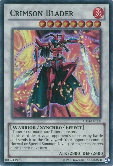 Crimson Blader [AP04-EN008] Super Rare | Chromatic Games