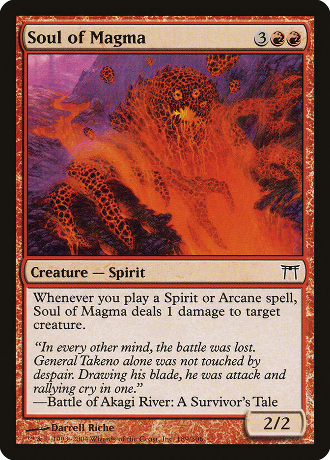 Soul of Magma [Champions of Kamigawa] | Chromatic Games