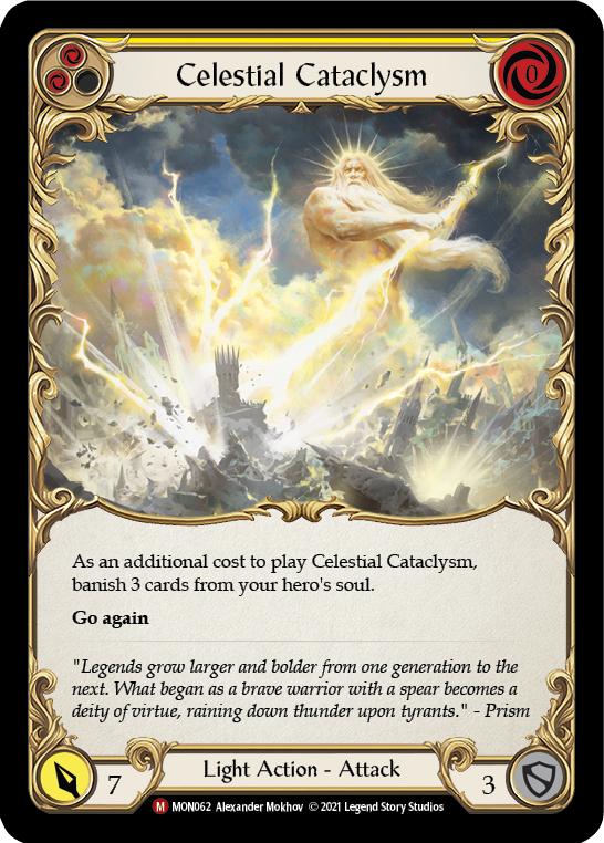 Celestial Cataclysm [MON062] (Monarch)  1st Edition Normal | Chromatic Games