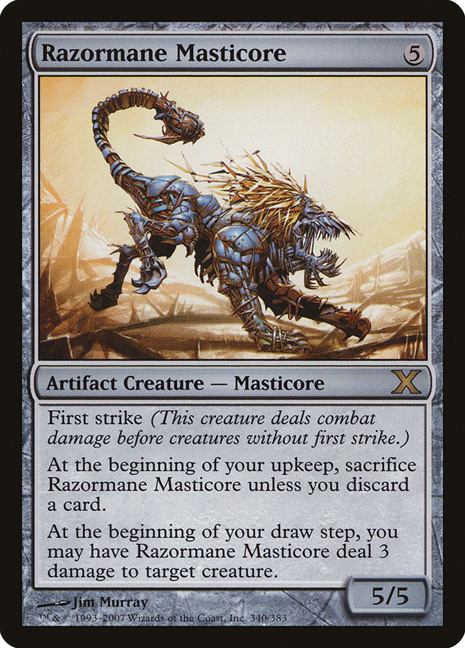 Razormane Masticore [Tenth Edition] | Chromatic Games