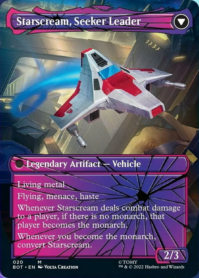 Starscream, Power Hungry // Starscream, Seeker Leader (Shattered Glass) [Transformers] | Chromatic Games