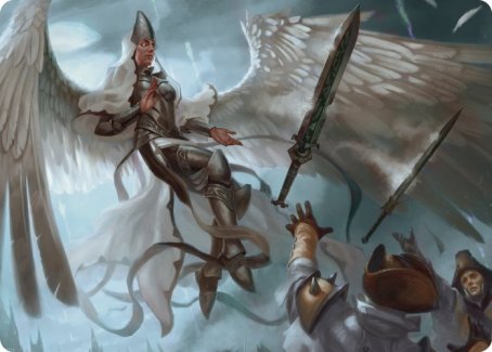 Angelic Quartermaster Art Card [Innistrad: Crimson Vow Art Series] | Chromatic Games