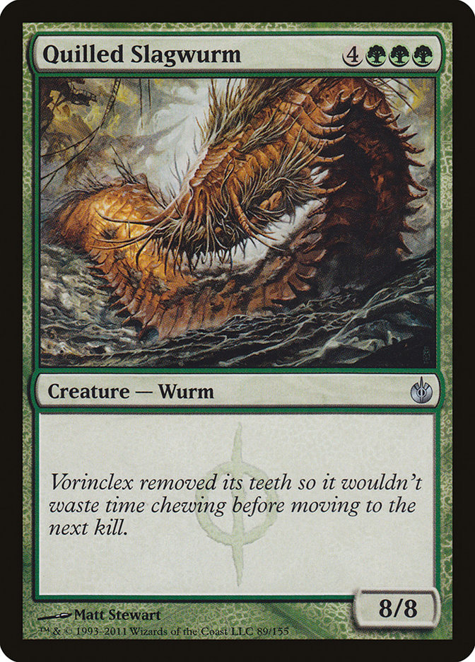 Quilled Slagwurm [Mirrodin Besieged] | Chromatic Games