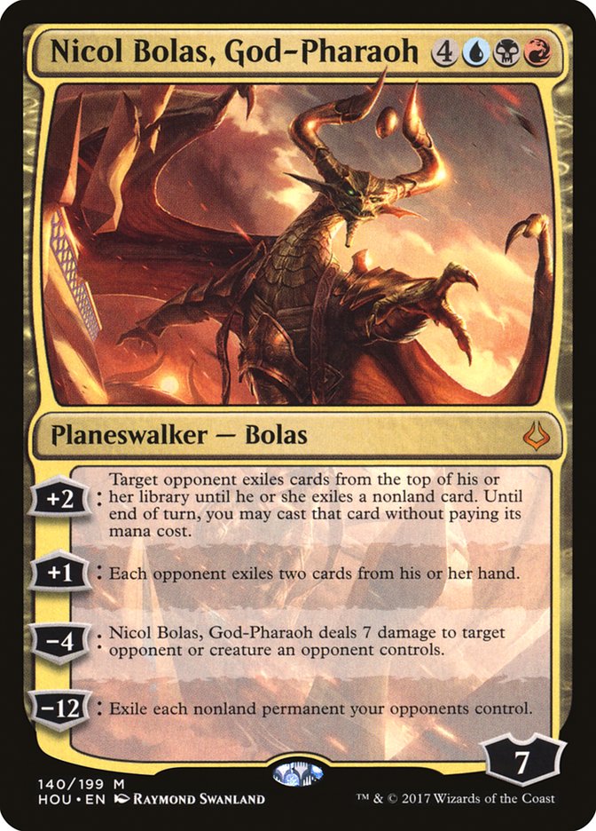 Nicol Bolas, God-Pharaoh [Hour of Devastation] | Chromatic Games