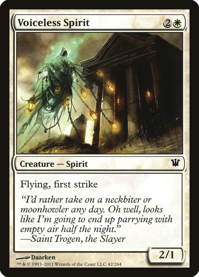 Voiceless Spirit [Innistrad] | Chromatic Games