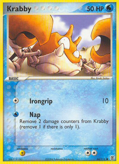 Krabby (66/112) [EX: FireRed & LeafGreen] | Chromatic Games