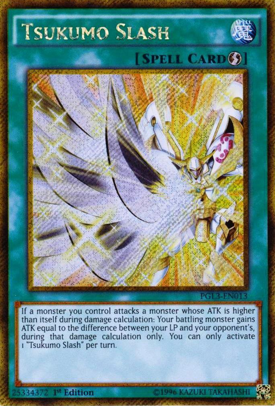 Tsukumo Slash [PGL3-EN013] Gold Secret Rare | Chromatic Games