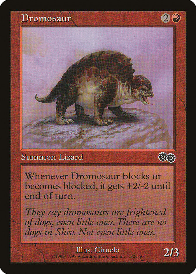 Dromosaur [Urza's Saga] | Chromatic Games