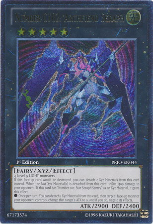 Number C102: Archfiend Seraph (UTR) [PRIO-EN044] Ultimate Rare | Chromatic Games