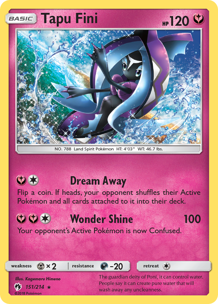 Tapu Fini (151/214) [Sun & Moon: Lost Thunder] | Chromatic Games