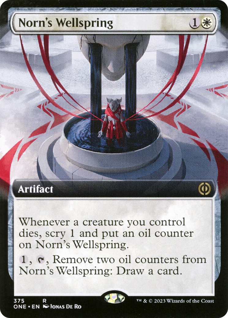 Norn's Wellspring (Extended Art) [Phyrexia: All Will Be One] | Chromatic Games