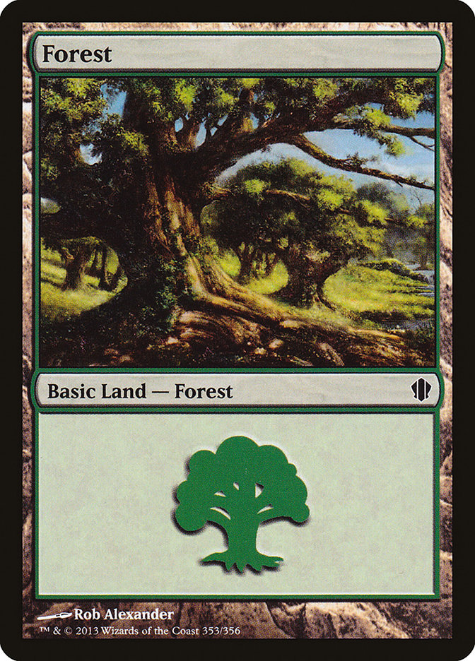 Forest (353) [Commander 2013] | Chromatic Games