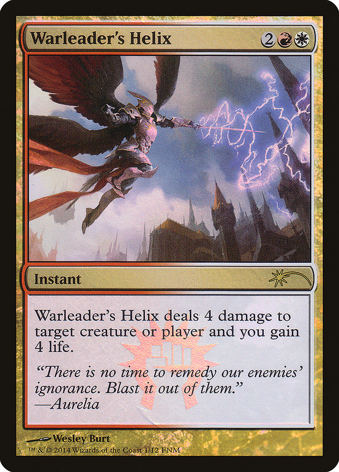 Warleader's Helix [Friday Night Magic 2014] | Chromatic Games