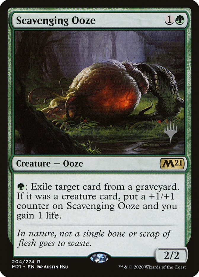 Scavenging Ooze (Promo Pack) [Core Set 2021 Promos] | Chromatic Games