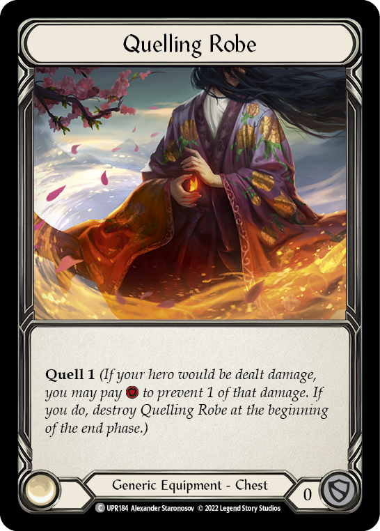 Quelling Robe [UPR184] (Uprising)  Rainbow Foil | Chromatic Games