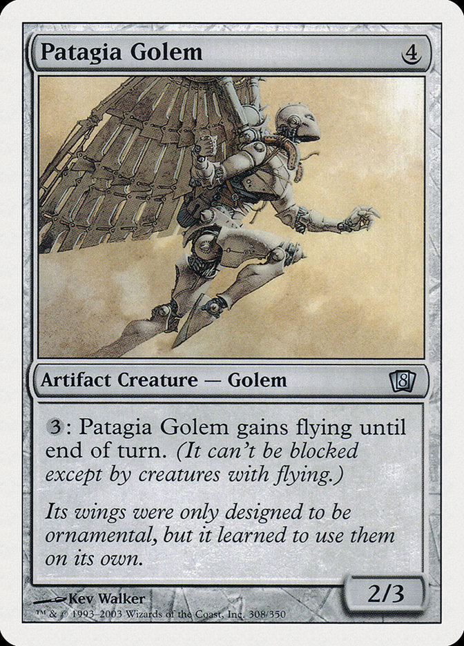 Patagia Golem [Eighth Edition] | Chromatic Games