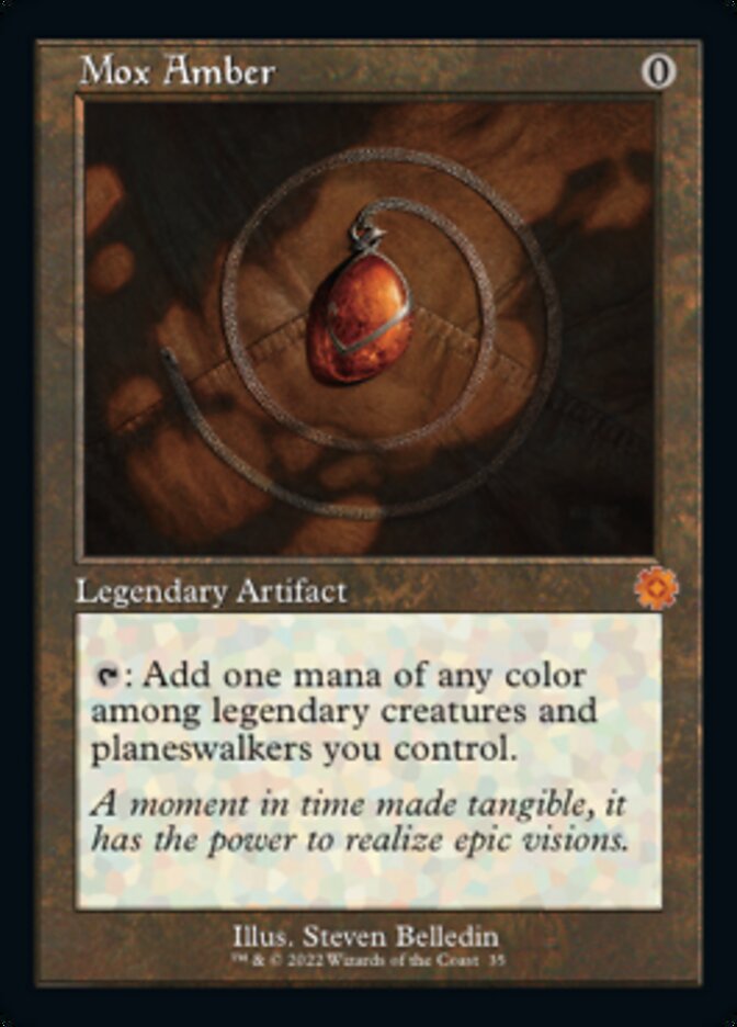 Mox Amber (Retro) [The Brothers' War Retro Artifacts] | Chromatic Games