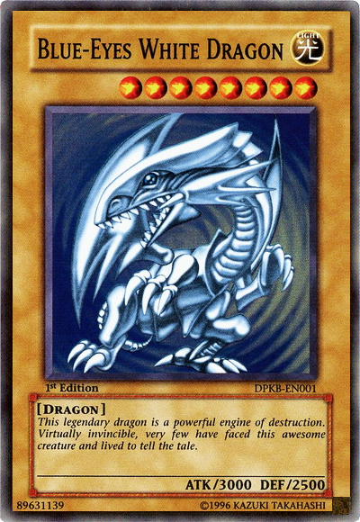 Blue-Eyes White Dragon [DPKB-EN001] Super Rare | Chromatic Games