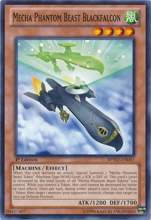 Mecha Phantom Beast Blackfalcon [BPW2-EN061] Common | Chromatic Games