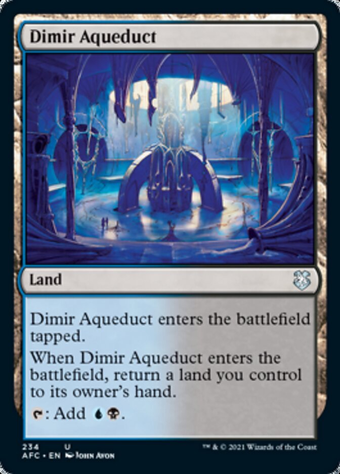 Dimir Aqueduct [Dungeons & Dragons: Adventures in the Forgotten Realms Commander] | Chromatic Games