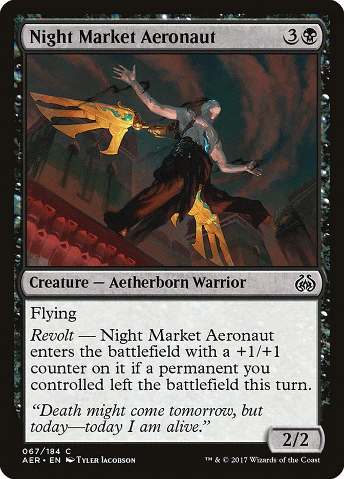 Night Market Aeronaut [Aether Revolt] | Chromatic Games