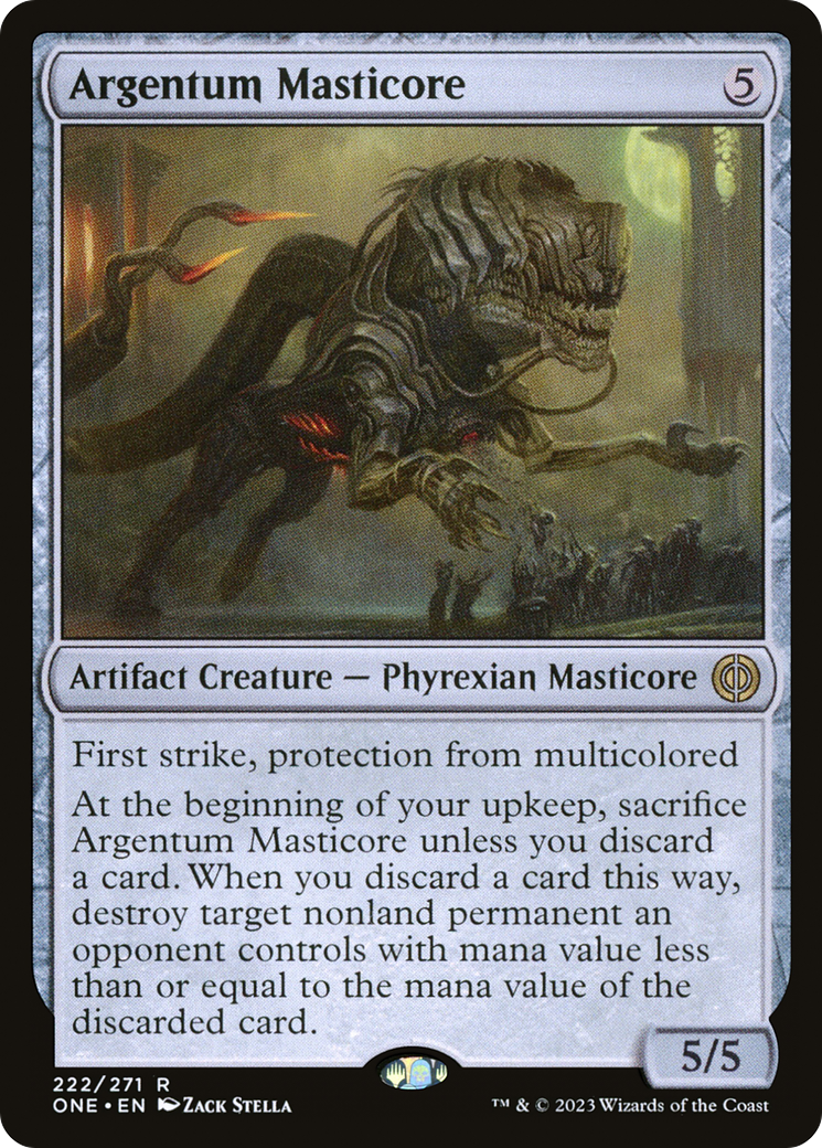 Argentum Masticore [Phyrexia: All Will Be One] | Chromatic Games