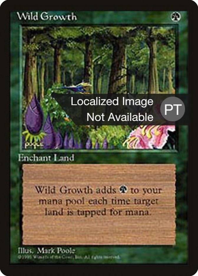 Wild Growth [Fourth Edition (Foreign Black Border)] | Chromatic Games