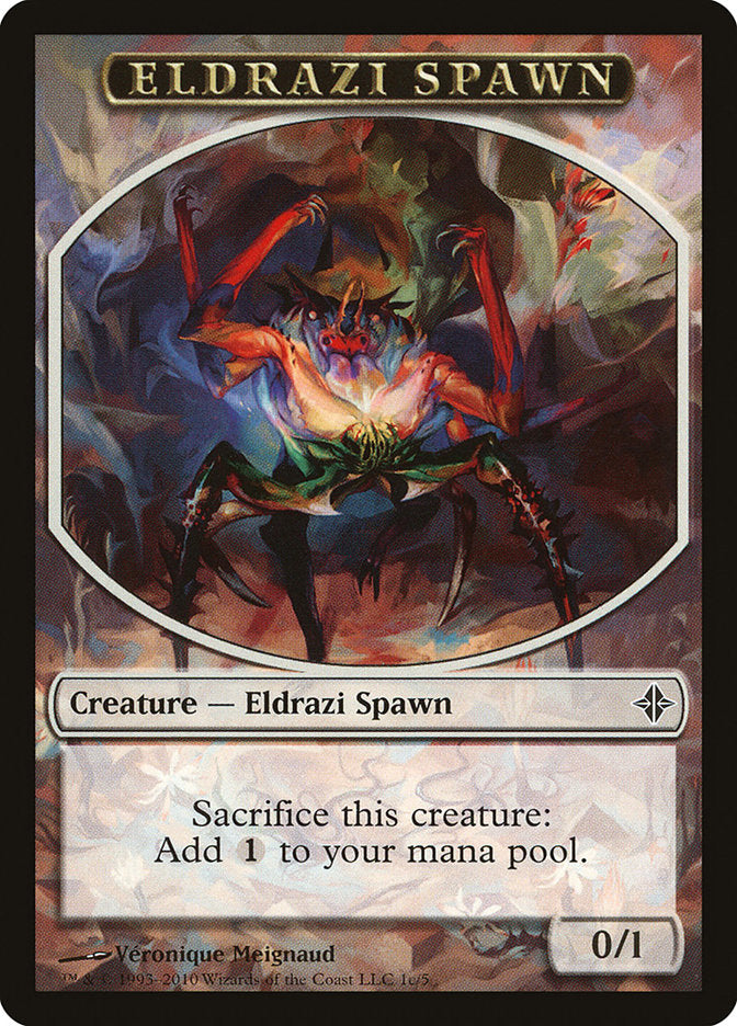 Eldrazi Spawn Token (1c/5) [Rise of the Eldrazi Tokens] | Chromatic Games