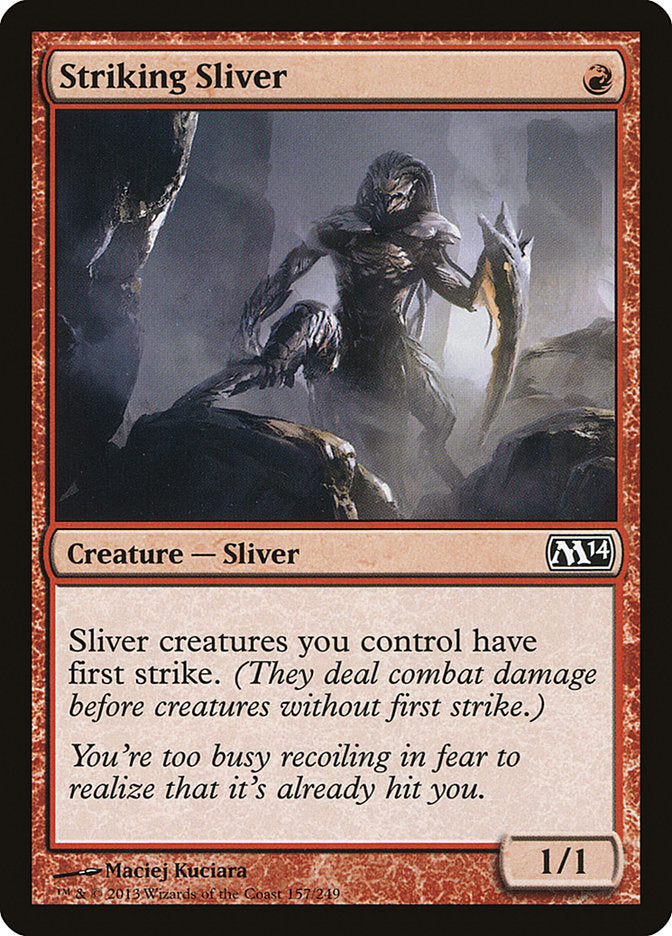 Striking Sliver [Magic 2014] | Chromatic Games