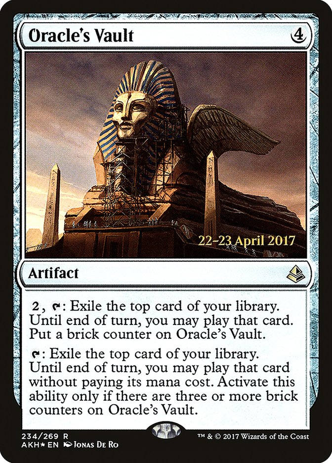 Oracle's Vault [Amonkhet Prerelease Promos] | Chromatic Games