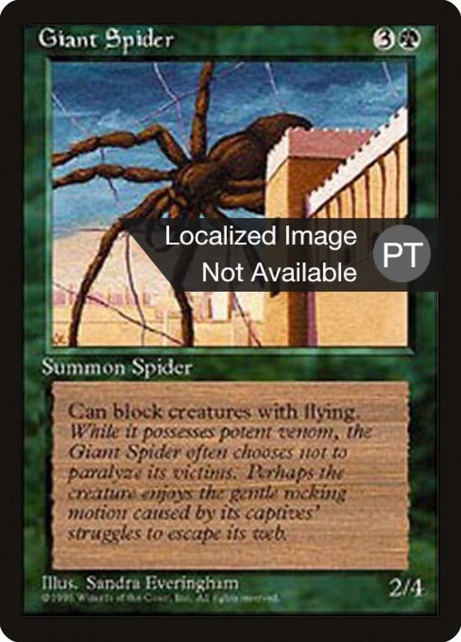 Giant Spider [Fourth Edition (Foreign Black Border)] | Chromatic Games