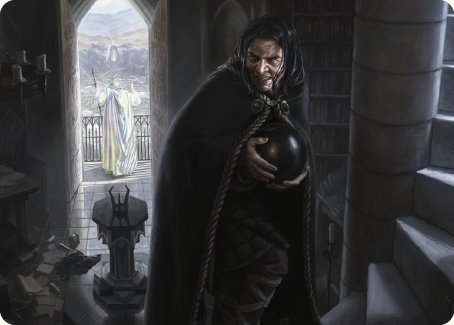 Grima, Saruman's Footman Art Card [The Lord of the Rings: Tales of Middle-earth Art Series] | Chromatic Games