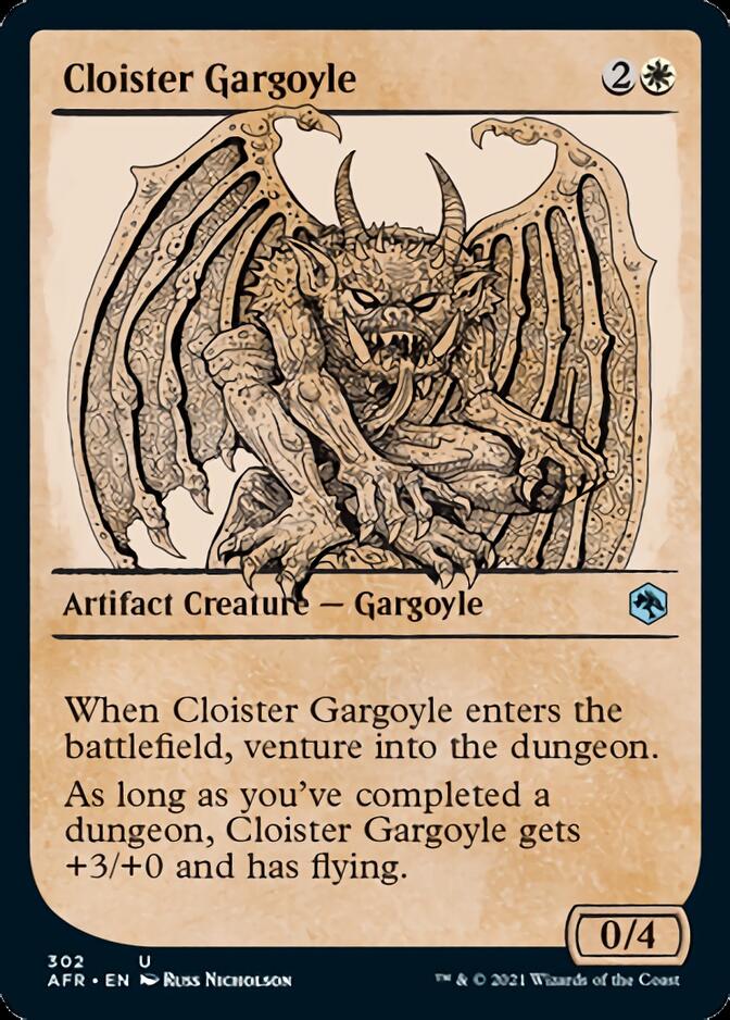 Cloister Gargoyle (Showcase) [Dungeons & Dragons: Adventures in the Forgotten Realms] | Chromatic Games