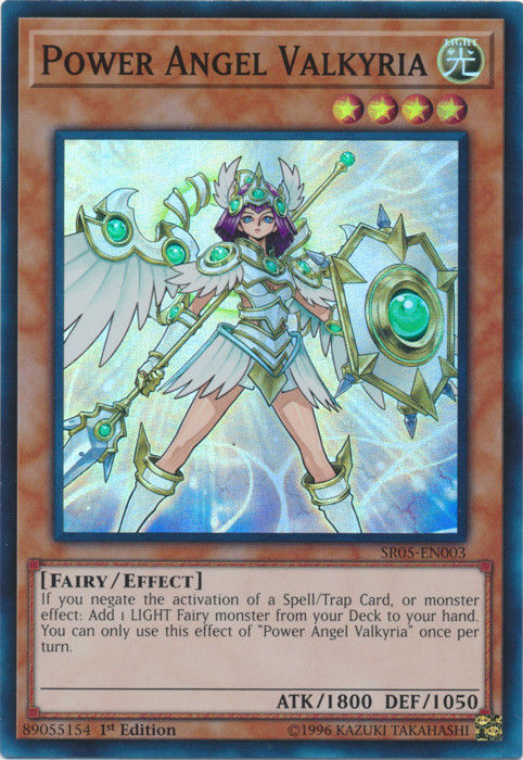 Power Angel Valkyria [SR05-EN003] Super Rare | Chromatic Games