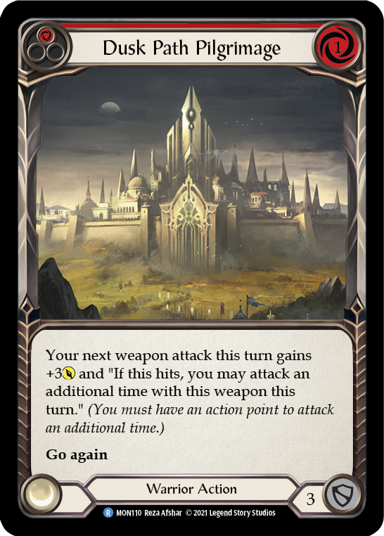 Dusk Path Pilgrimage (Red) [MON110] (Monarch)  1st Edition Normal | Chromatic Games